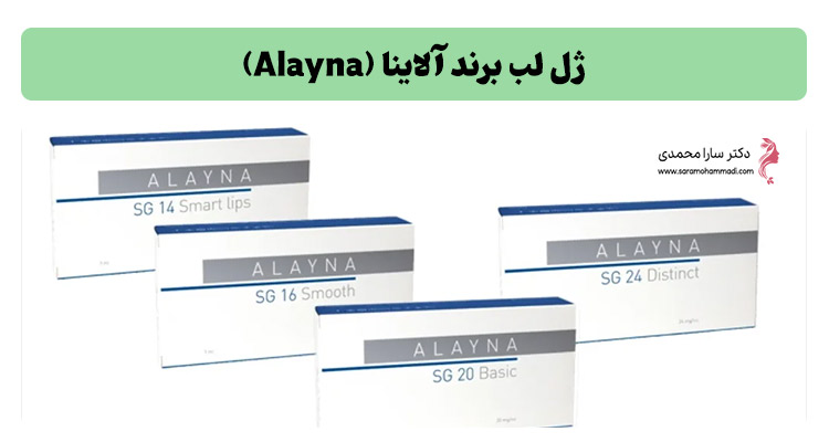 ژل لب برند آلاینا (Alayna)